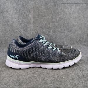 Avia Shoes Womens 9.5 Athletic Trainers Active Casual Sneakers Comfort Blue